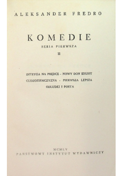 Komedie Tom II