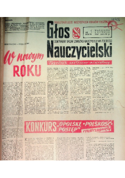 Głos nauczycielski, Nr 1 do 52 / 69