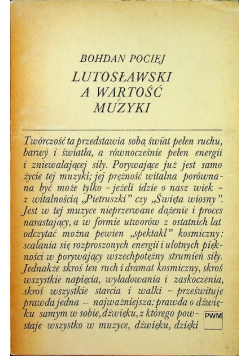 Lutosławski a wartość muzyki