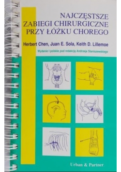 Najczęstsze zabiegi chirurgiczne przy łóżku chorego