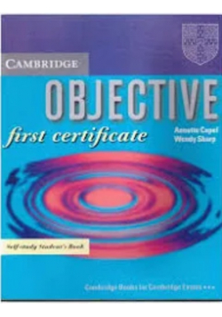Objective First Certificate Self Study Students Book