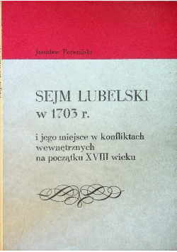 Sejm lubelski w 1703 r.