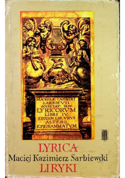 Sarbiewski Liryki