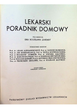 Lekarski poradnik domowy