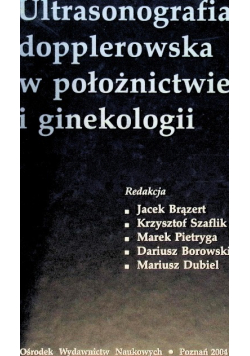 Ultrasonografia dopplerowska w położnictwie i ginekologii