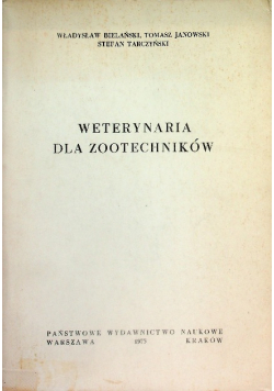Weterynaria dla zootechników