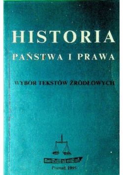 Historia państwa i prawa