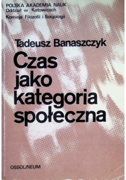 Czas jako kategoria społeczna