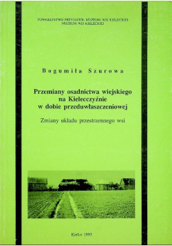 Przemiany osadnictwa wiejskiego na Kielecczyźnie