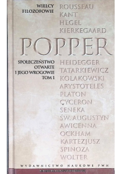 Społeczeństwo otwarte i jego wrogowie tom 1