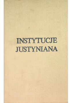 Instytucje Justyniana