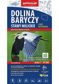 Mapa - Dolina Baryczy, Stawy Milickie Część Wschodnia 1:70 000