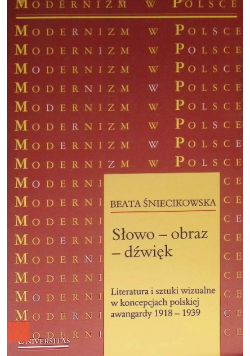 Słowo obraz dźwięk