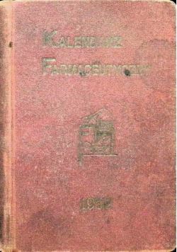 Kalendarz farmaceutyczny 1938 r.