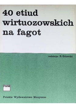 40 etiud wirtuozowskich na fagot