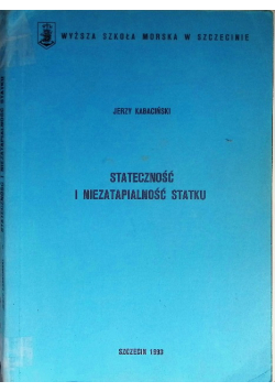 Stateczność i niezatapialność statku