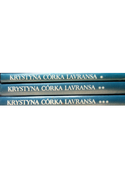 Krystyna córka Lavransa Tom I do III