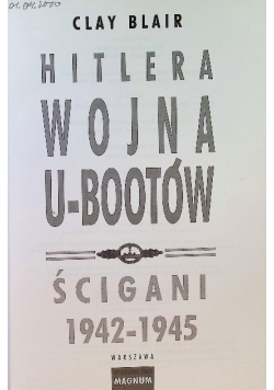 Hitlera wojna U Bootów Ścigani 1942 - 1945