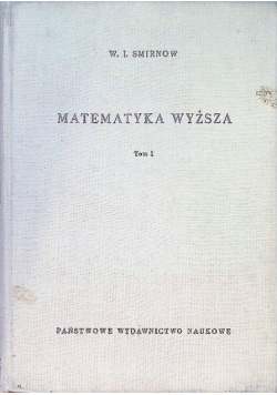 Matematyka wyższa Tom 1