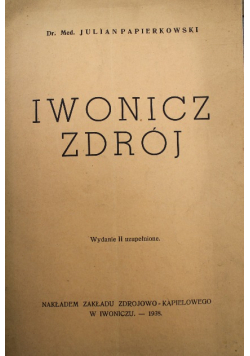Iwonicz Zdrój 1938 r.