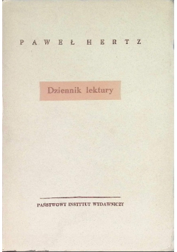 Hertz  Dziennik lektury