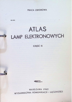 Atlas Lamp Elektronowych Część III