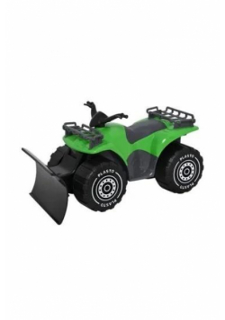 Quad z pługiem 30cm zielony