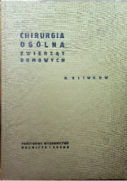 Chirurgia ogólna zwierząt domowych