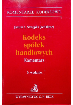Kodeks spółek handlowych Komentarz