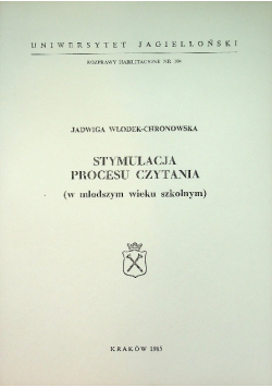 Stymulacja procesu czytania (w młodszym wieku szkolnym)