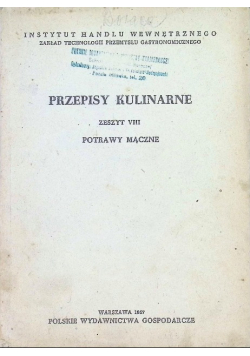 Przepisy kulinarne potrawy mączne