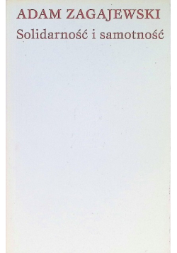 Solidarność i samotność