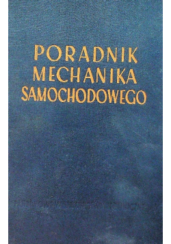 Poradnik mechanika samochodowego