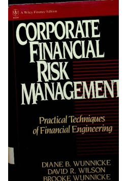 Corporate Financial Risk Management