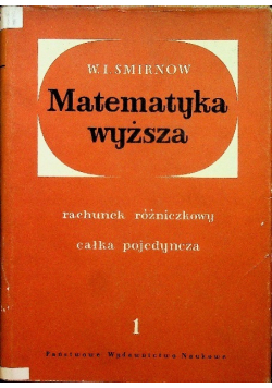 Matematyka Wyższa Tom I