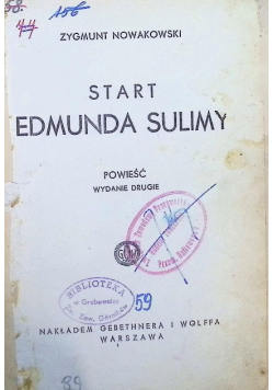 Start Edmunda Sulimy, 1935 r.