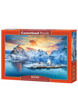 Puzzle 1000 Sunrise on Sakrisoy, Lofoten CASTOR