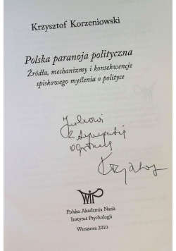 Polska paranoja polityczna