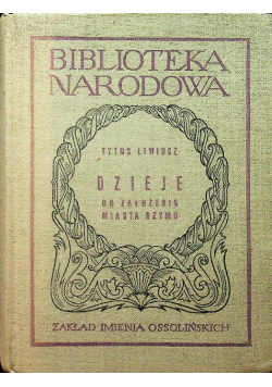 Dzieje od założenia miasta Rzymu