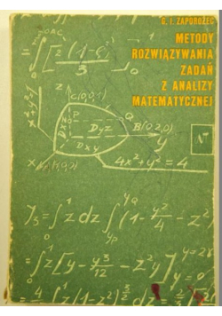 Metody rozwiązywania zadań z analizy matematycznej