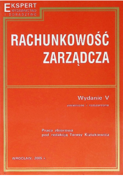 Rachunkowość zarządcza i controlling