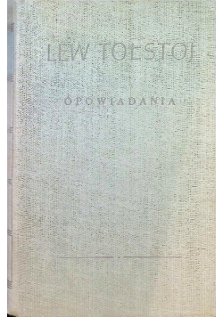 Tołstoj Opowiadania
