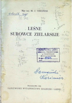 Leśne surowce zielarskie