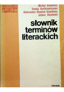 Słownik terminów literackich