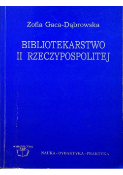 Bibliotekarstwo II Rzeczypospolitej