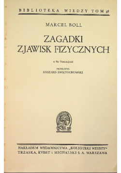 Zagadki zjawisk fizycznych