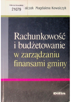 Rachunkowość i budżetowanie w zarządzaniu