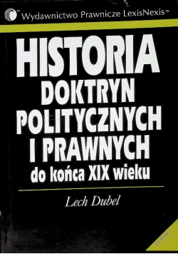 Historia doktryn politycznych i prawnych