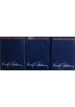 Historia filozofii Tom 1 do 3