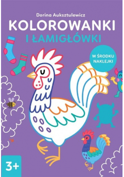 Kolorowanki i łamigłówki 3+